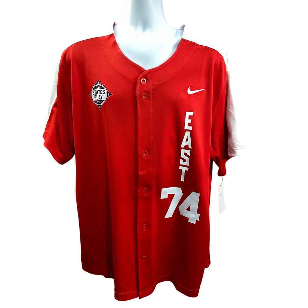 NWT Nike Baseball Jerseys – Size XXL – Red – EAST / STATES PLAY USA 73,74,75